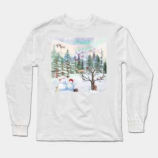 Winter Critter Fun Long Sleeve T-Shirt